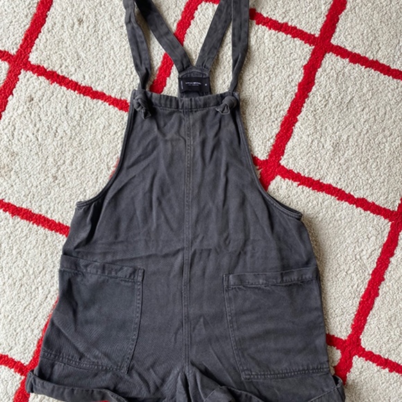 Lucky Brand Square Neck Romper Black XS - Picture 4 of 5